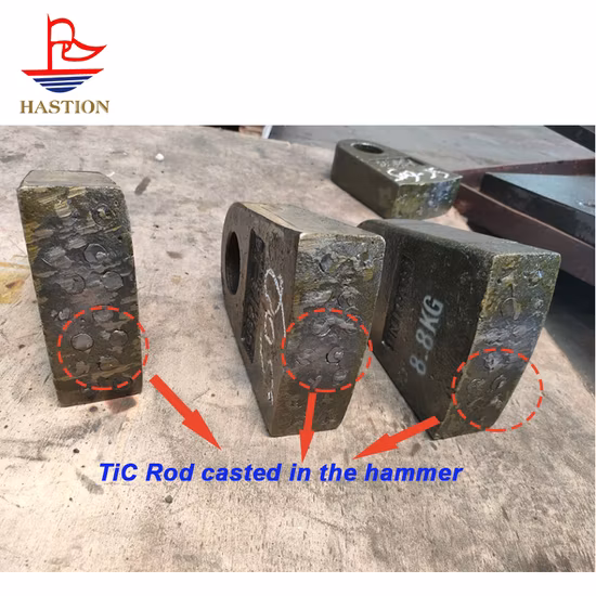 Rock Hammer Crusher Spare Part of Tungsten Titanium Carbide Rod