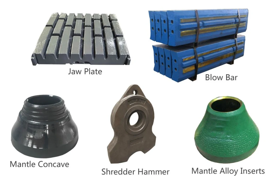 Factory Produce Mining Crusher Spare Parts for Jaw Plate/Shredder Hammer/Blow Bar