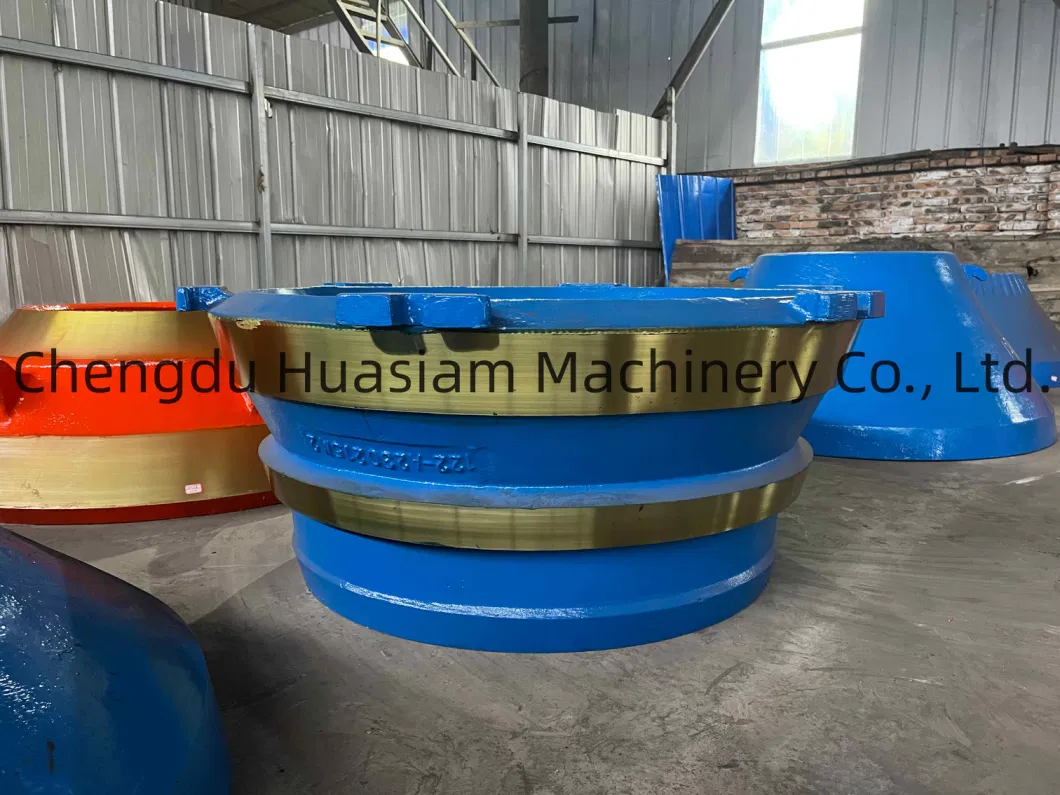 Crusher Parts Supplier High Quality Mine Cone Crusher Wear Parts Mantle Bowl Liner for Cone Crusher