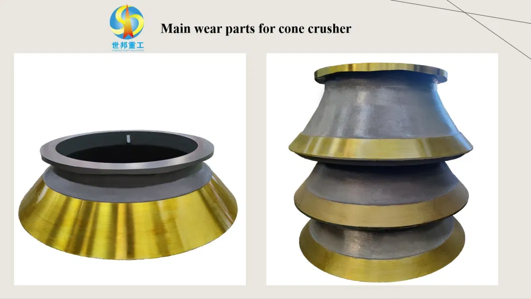 Most Popular High Manganese Steel Castings for Cone/ Gyratory Crusher Spare Parts